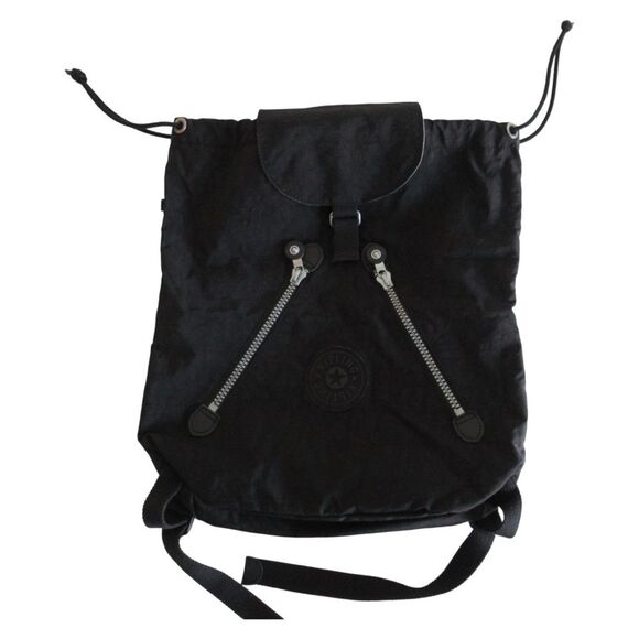 Kipling Heritage Drawstring Backpack in Black Nylon - Picture 3 of 13